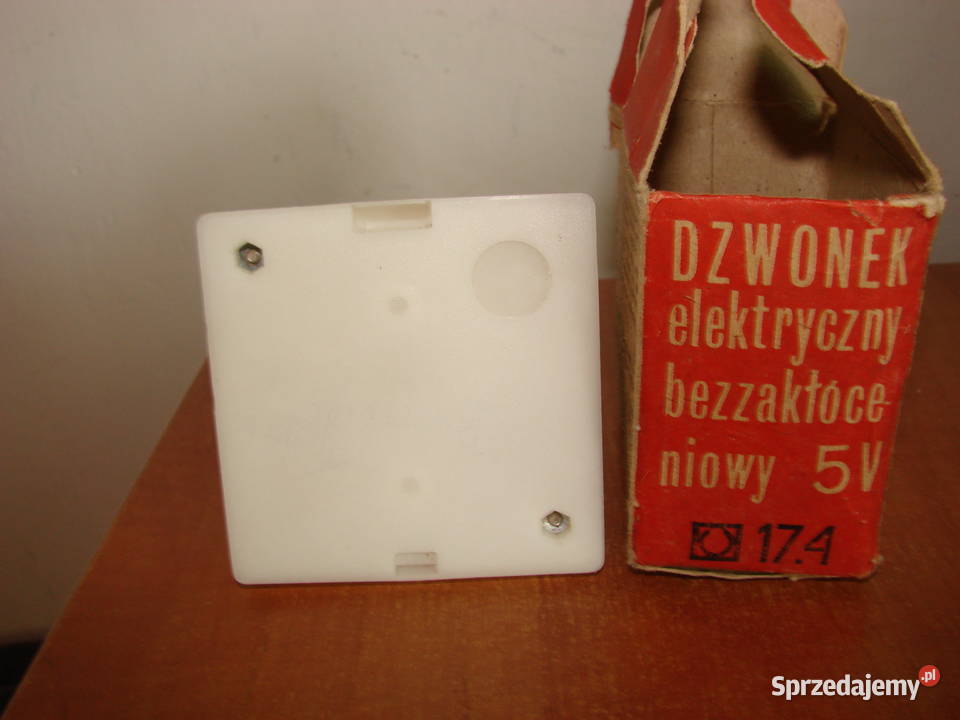 Dzwonek elektryczny bezzakłóceniowy PRL Pruszcz Gdański