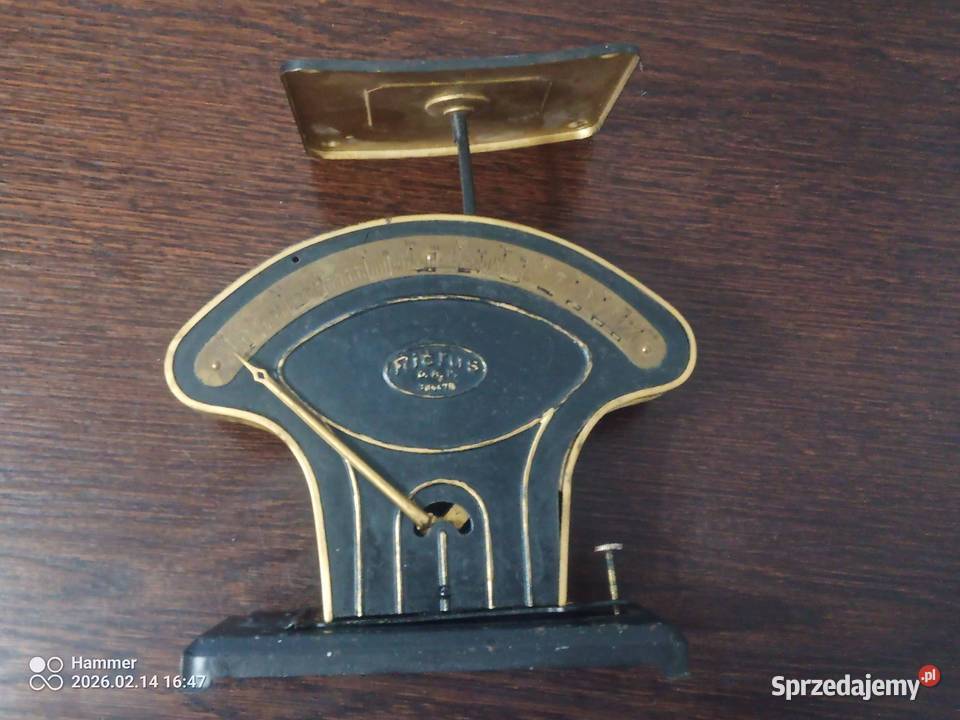 Niemiecka zabytkowa waga do listów Rictus