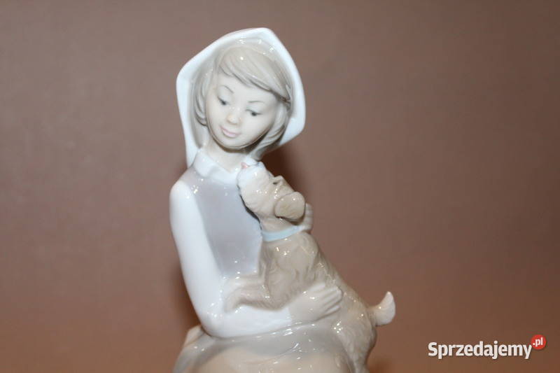 Figurka dziewczynka z psem Lladro 318 FiaF zachodniopomorskie Szczecin