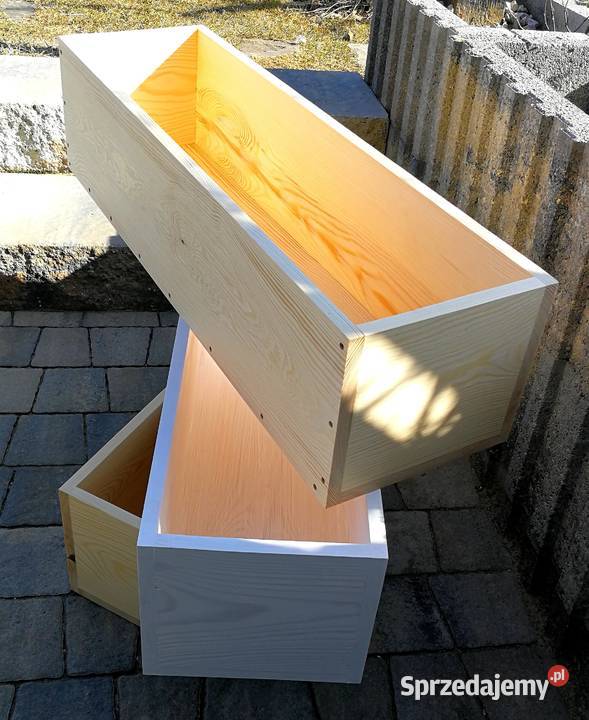 Doniczka drewniana osłonka drewniana sosna inne odcienie żółtego