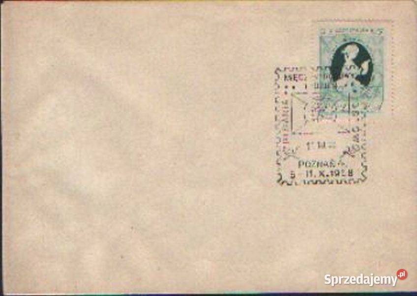 Kop okol Międzynae Dzień Piania Listów 1958 śląskie Gliwice