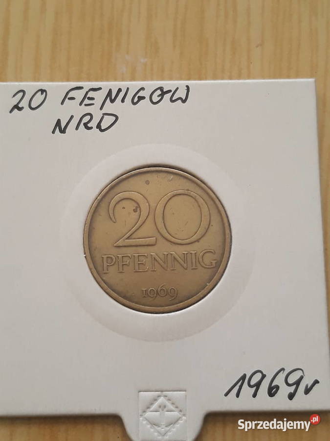 20 Fenigów NRD 1969 r Konin