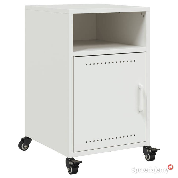 Szafki nocne 2 białe 36x39x59 stal WM846727 Warszawa