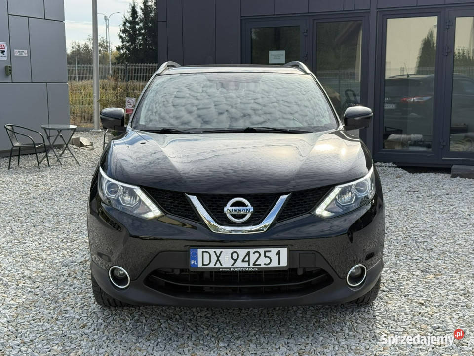 Nissan Qashqai 16 16V DIGT 163 2015r kamera 360 reflektory ksenonowe Wrocław