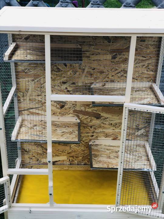 Klatka drewniana gryzoni szynszyla koszatniczki śląskie Myszków