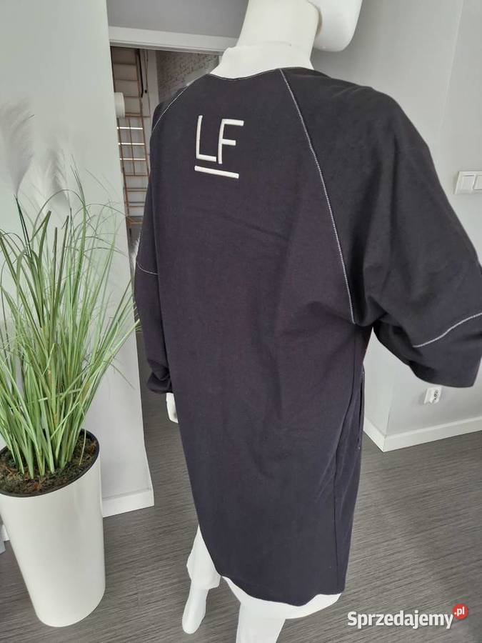 Nowy lekki płaszcz zapinany na zamek Bez wzoru Moda i Styl Nowogard