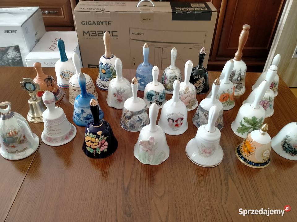 Dzwonki kolekcjonerskie porcelanowe Porcelana i szkło Grodzisk Wielkopolski