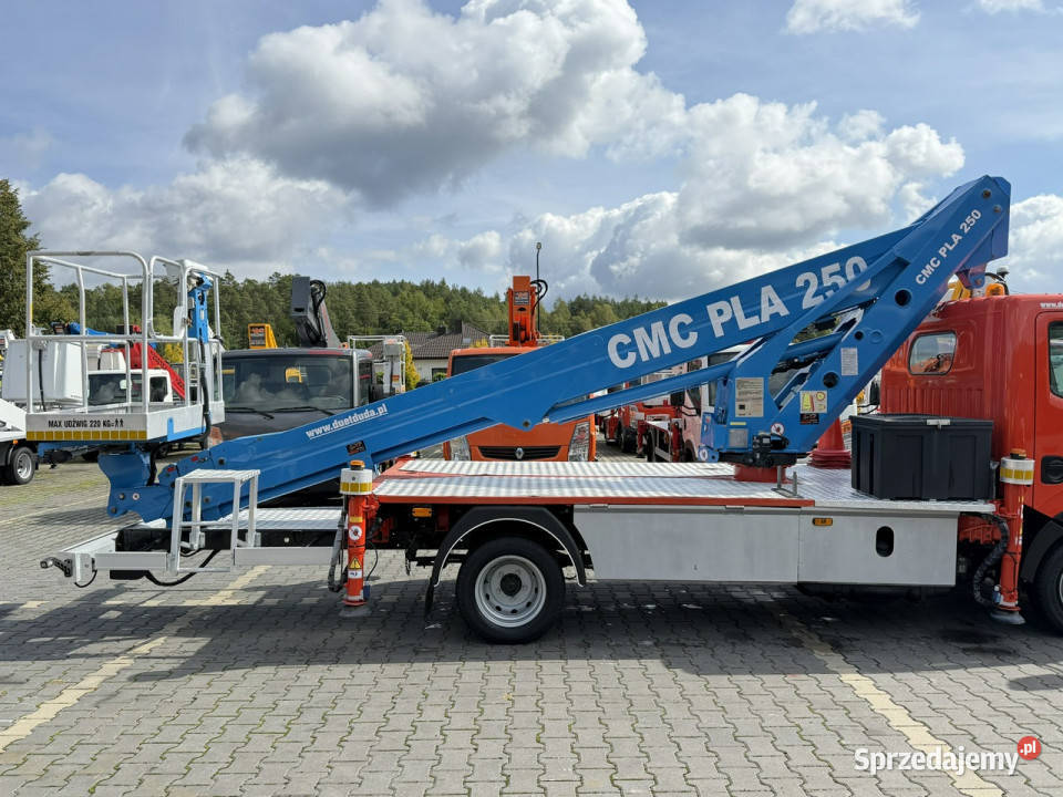 Nissan Cabstar Podnośnik Koszowy 25m CMC PLA 250 Widełki