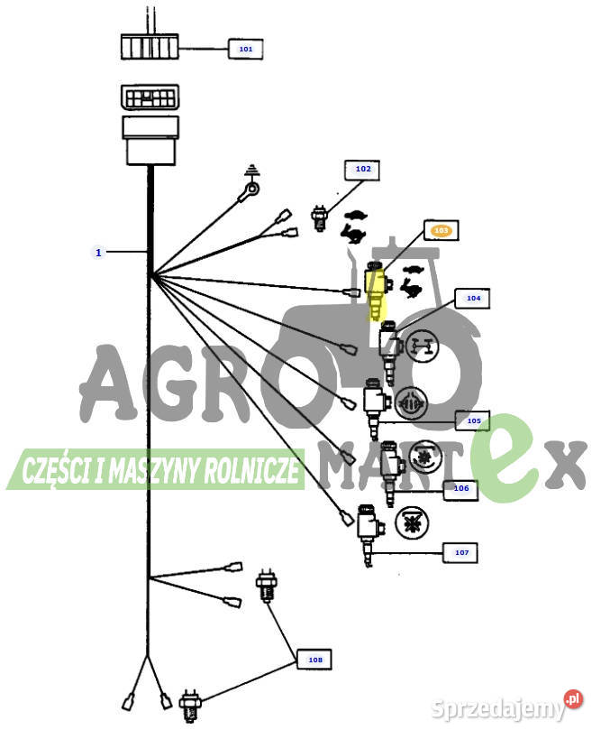 3616588M1 3619762M1 ZAWÓR AGCO Wichrów