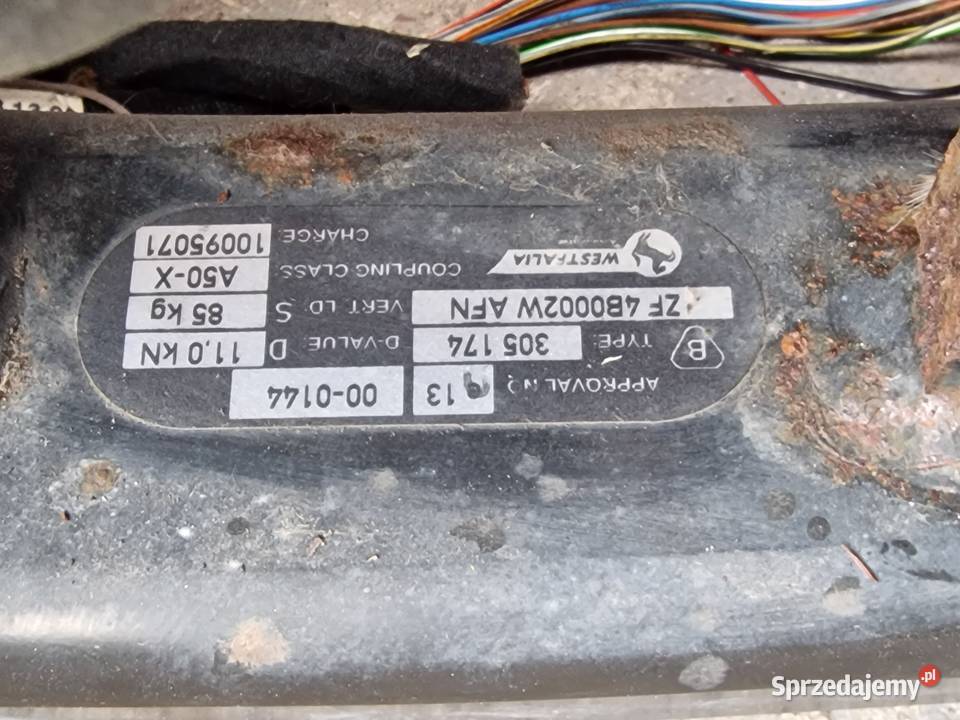 A6 C5 Belka haka westfalia z wiązka Bosal Lubartów