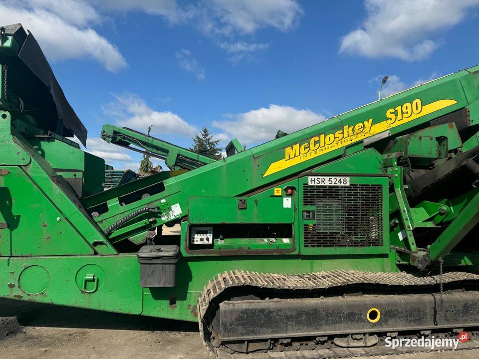 McCloskey S190 3D 2019 Mobilny przesiewacz Motoryzacja Kołodziejewo