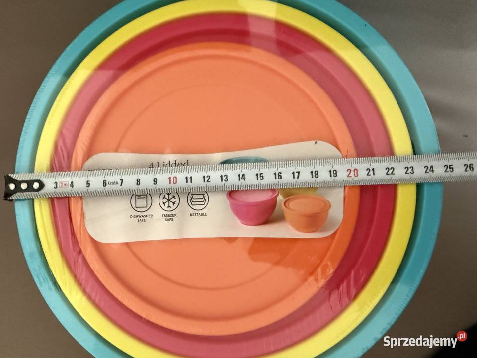Miski plastikowe zestaw