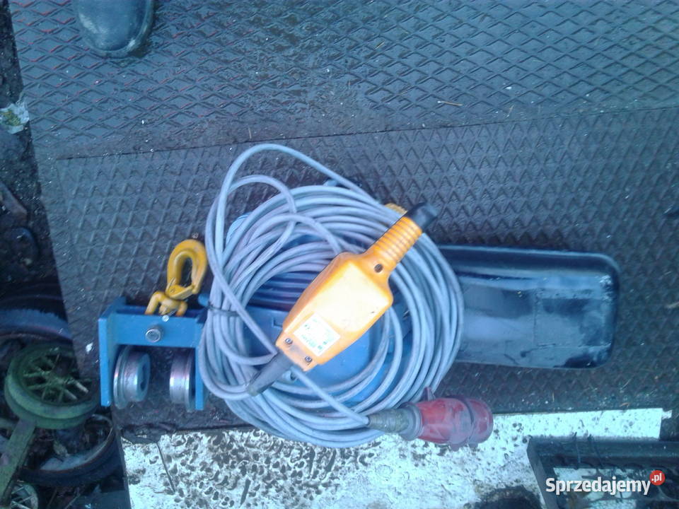 DEMAG Suwnica 250 380V Pilot Hak Zaczep Kula Rolnictwo