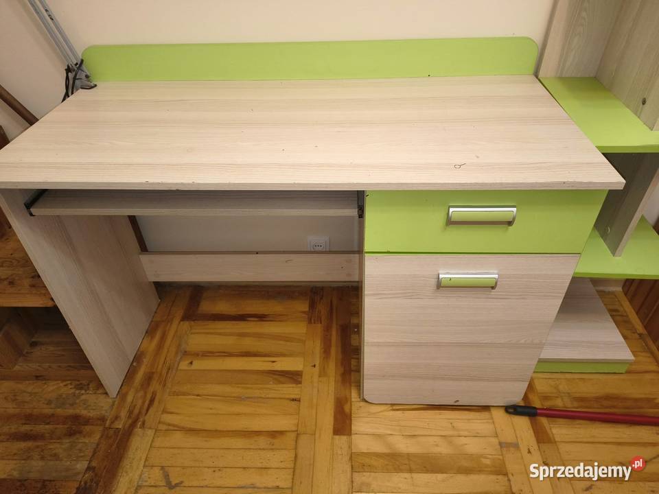 Biurko 120x76x55 i regał młodzieżowy Lorento sprzedam