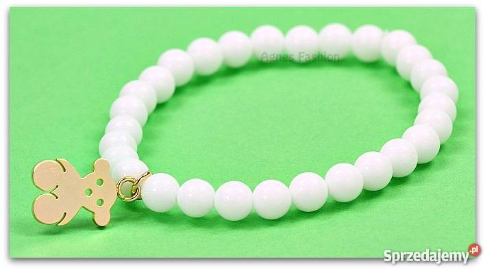 Bransoletka Białe Kulki NOWOŚĆ Tous Miś Bear Wrocław sprzedam