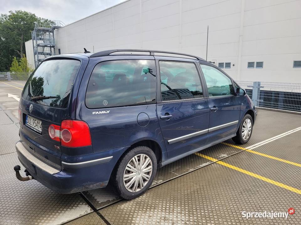 Vw Sharan 19tdi 2005r 7osBogate wyposazenie lakier metallic Sharan Syców