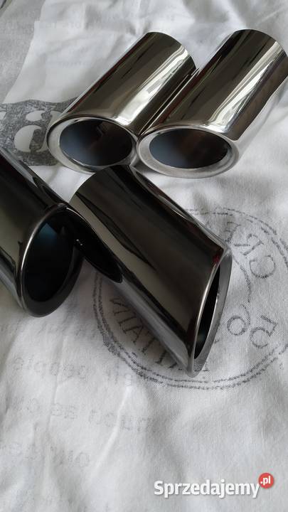 Końcówki nakładki wydechu chrom Audi A1 A3 A4 A5 Układ wydechowy mazowieckie Warszawa