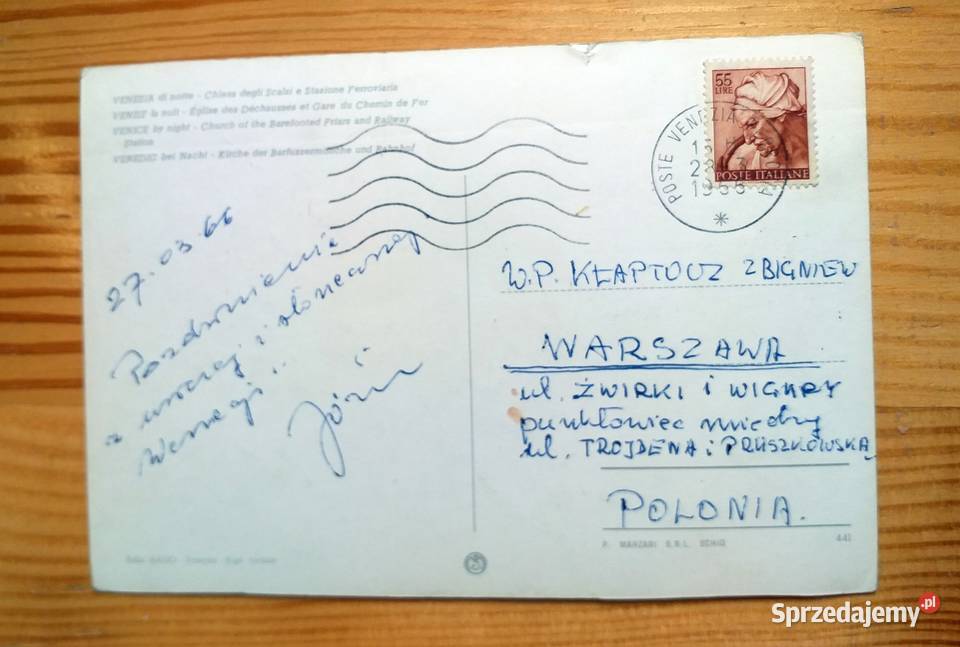 WENECJA WIDOK NA PRZYSTAŃ I KOŚCIÓŁ NMP Z Piszczac