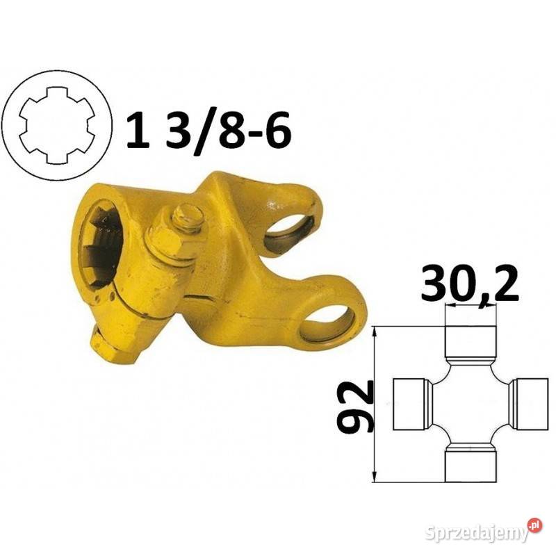 Widłak ciągnikowy 1 386 na krzyżak 302x92 mm Kamionna