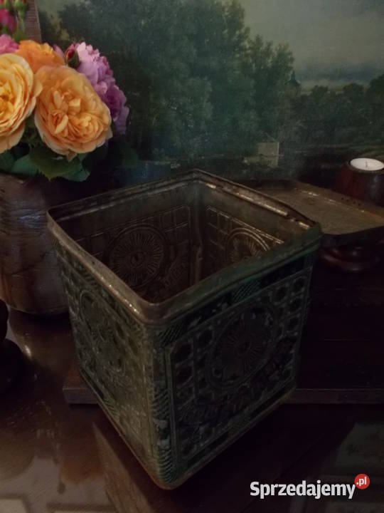 Cudowna Przedwojenna Puszka Gold Star Tea Szczecin sprzedam