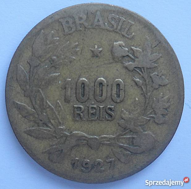 BRAZYLIA1000 REIS1927 r mazowieckie Legionowo