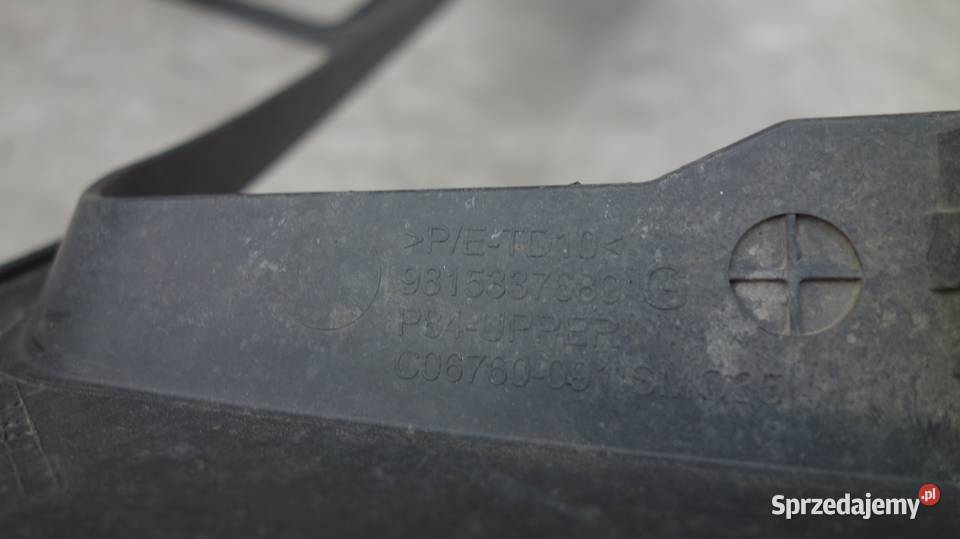 ŚLIZG PRAWY LEWY ZDERZAKA PRZÓD PEUGEOT 3008 II osobowe