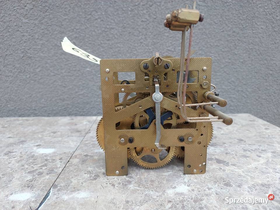 635 Mechanizm starego zegara ściennego Junghans Antyki pomorskie Tczew