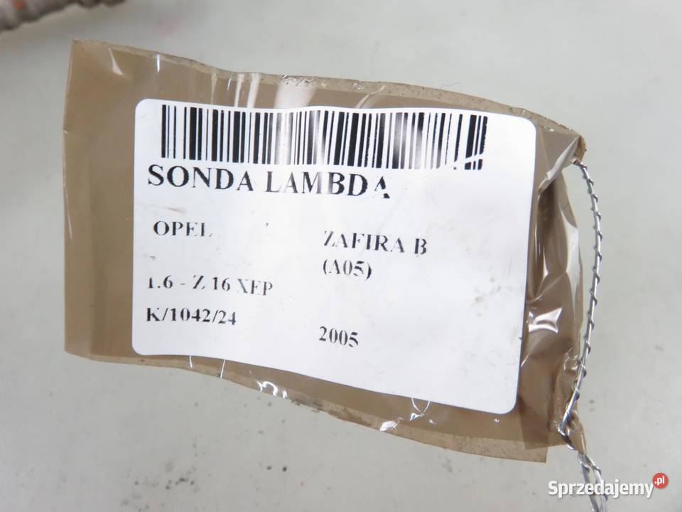 SONDA LAMBDA OPEL ZAFIRA B 16 OZA683EE31 małopolskie