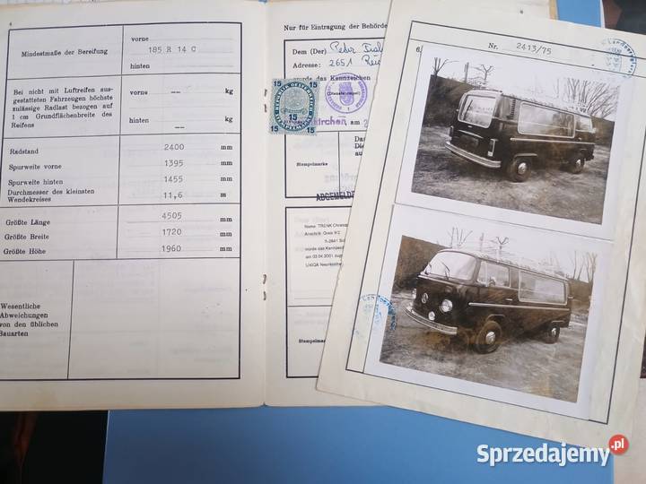 Vw Volkswagen T2 Karawan Leichenwagen unikat Nowa Wieś