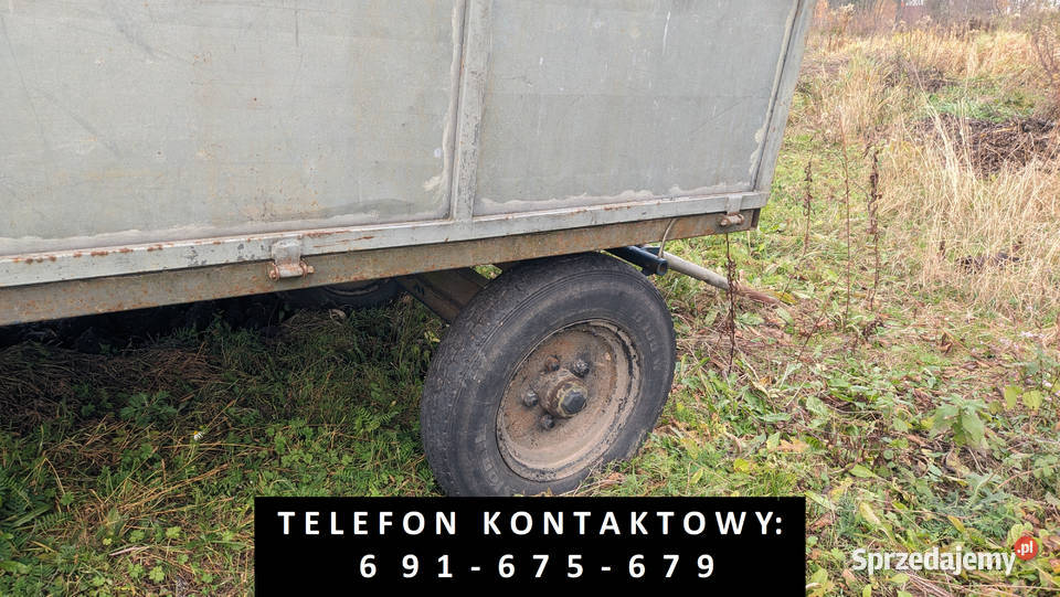 Przyczepa platforma sadownicza nieuszkodzony Dobrzyń nad Wisłą