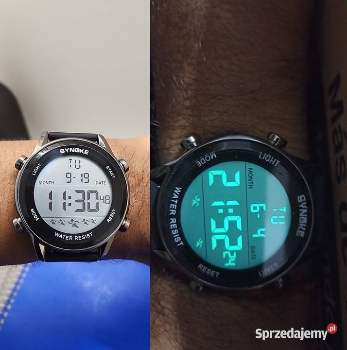Zegarek sportowy elektroniczny LED Synoke