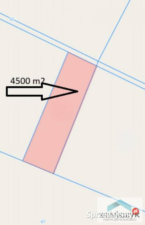 Działka 4500m2 Stawno