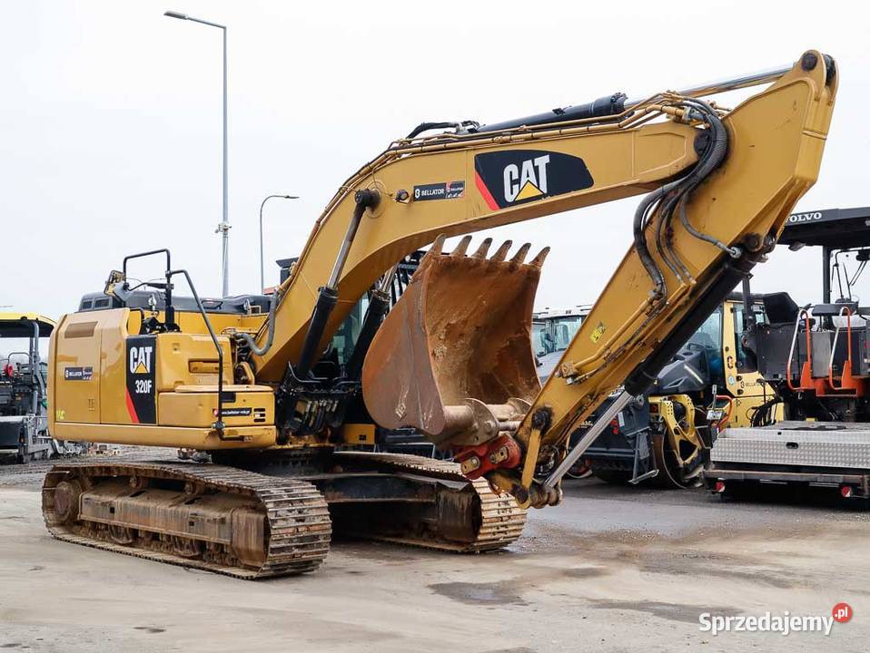 CAT 320F koparka na gąsienicy super stan Dodatkowy osprzęt Ruda Śląska sprzedam