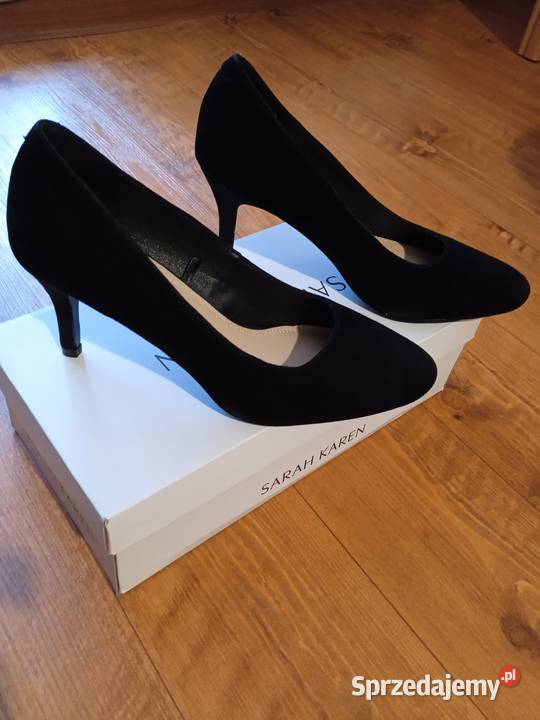 Czółenka skórzane Sarah Karen rozmiar 39 inna Czółenka Szczecin sprzedam