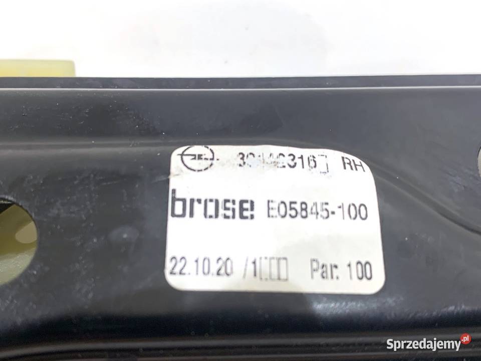 PODNOŚNIK SZYBY PRAWY PRZÓD OPEL ASTRA K osobowe