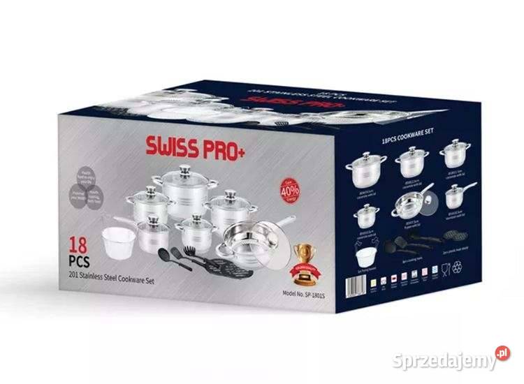 Zestaw naczyń kuchennych Swiss Pro 18 sztuk Kraków