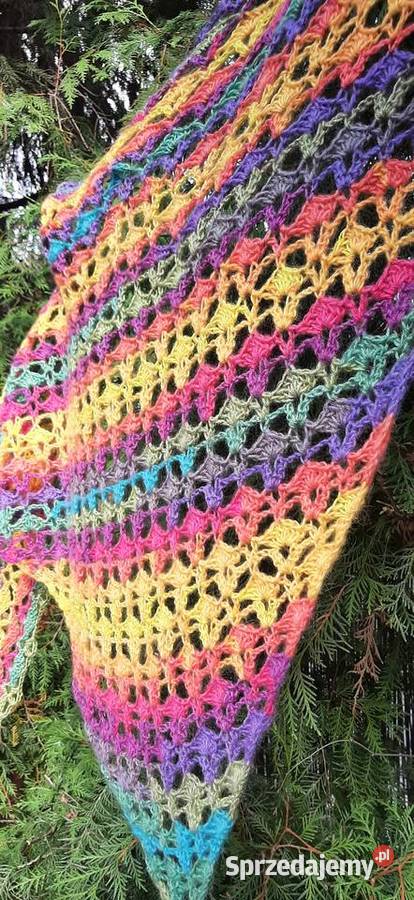 Chusta handmade ciepła stylowa wyjątkowa Myślenice