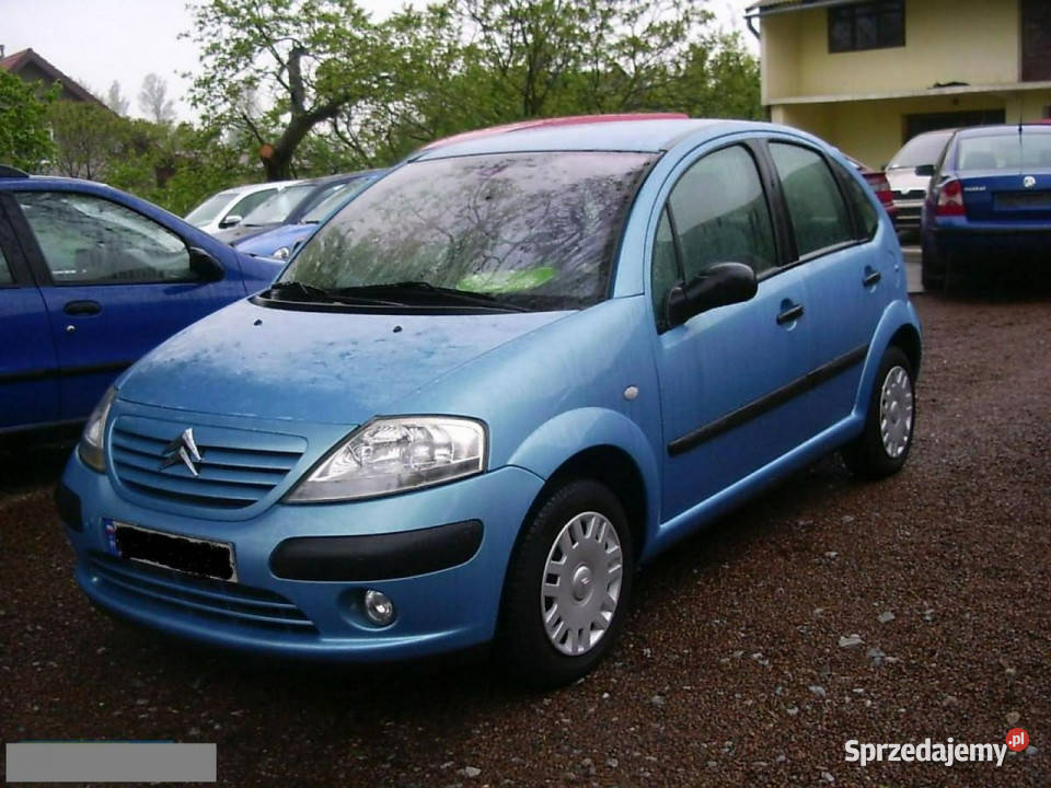 Citroen C3 BEZWYPADKOWY75kmKRAJOWYklimatyzacja I niebieski C3 Skawina sprzedam