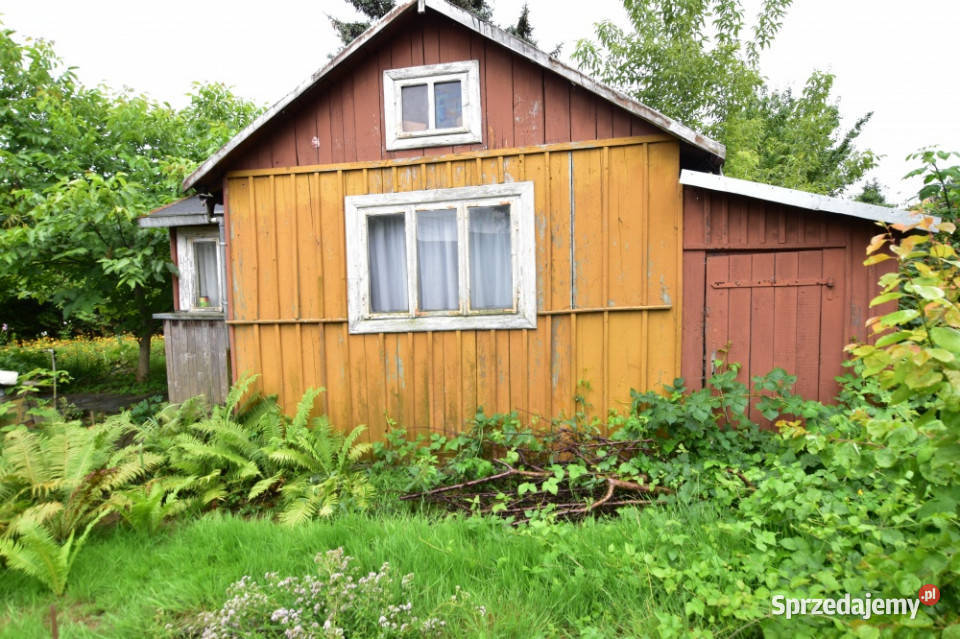 Działka rekreacyjna ROD RAi z domkiem mazowieckie Warszawa sprzedam