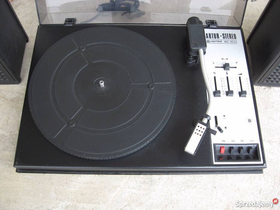 Gramofon Unitra ARTUR WG903A Głośniki Sprawny Elektronika Grodziczno