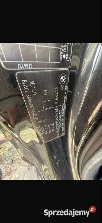 Na części BMW 120 E88 Black Sapphire Metalic lubuskie Szprotawa