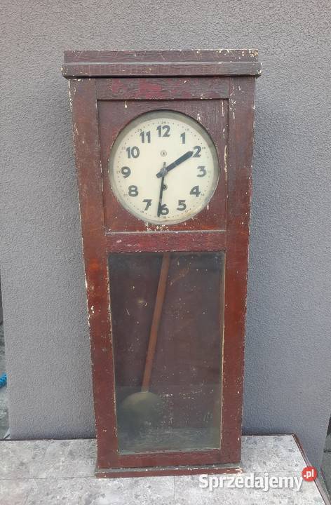 124 Stary zegar ścienny Metron linkowy żyłkowy sprzedam