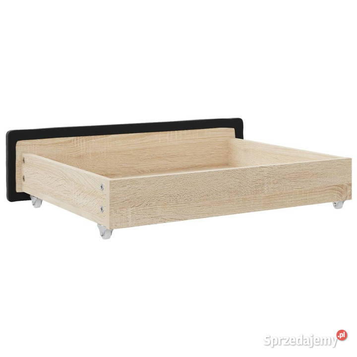Szuflady pod łóżko 2 czarne WM833920 Dom i Ogród Warszawa