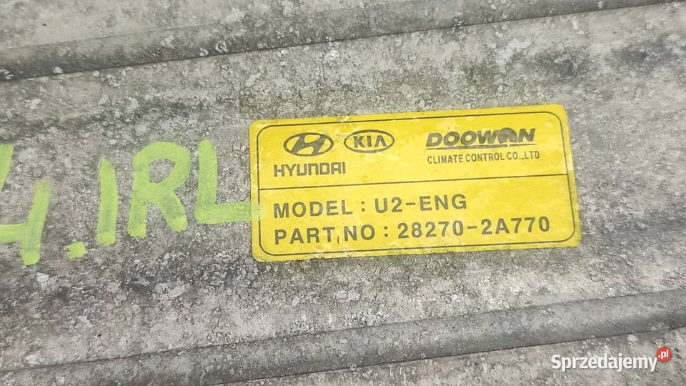 24CHŁODNICA POWIETRZA INTERCOOLER KIA CEED JD Włoszczowa
