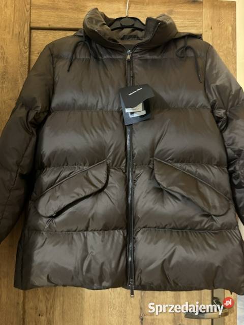 Kurtka puchowa XS damska Massimo Dutti z brązowy/beżowy Częstochowa