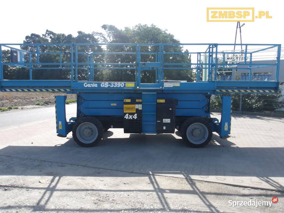 Podnośnik nożycowy spalinowy Genie GS3390 RT 4x4 Pleszew sprzedam