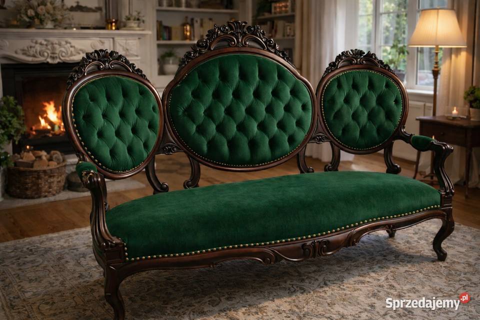 Zabytkowa sofa renowacji tapicerka na zamówienie wielkopolskie Lusówko sprzedam