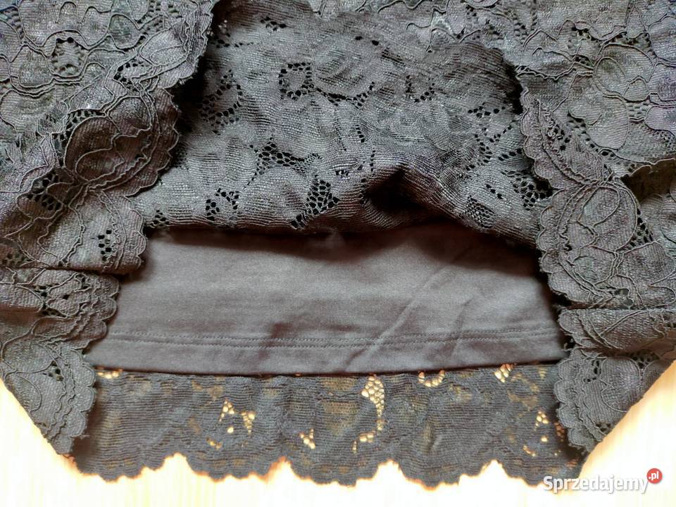Koronkowa czarna sukienka Rozmiar 36(S) Spódnice i sukienki Łódź