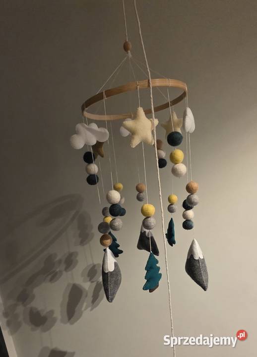 Karuzela łóżeczko dziecięce z filcowymi Poznań sprzedam