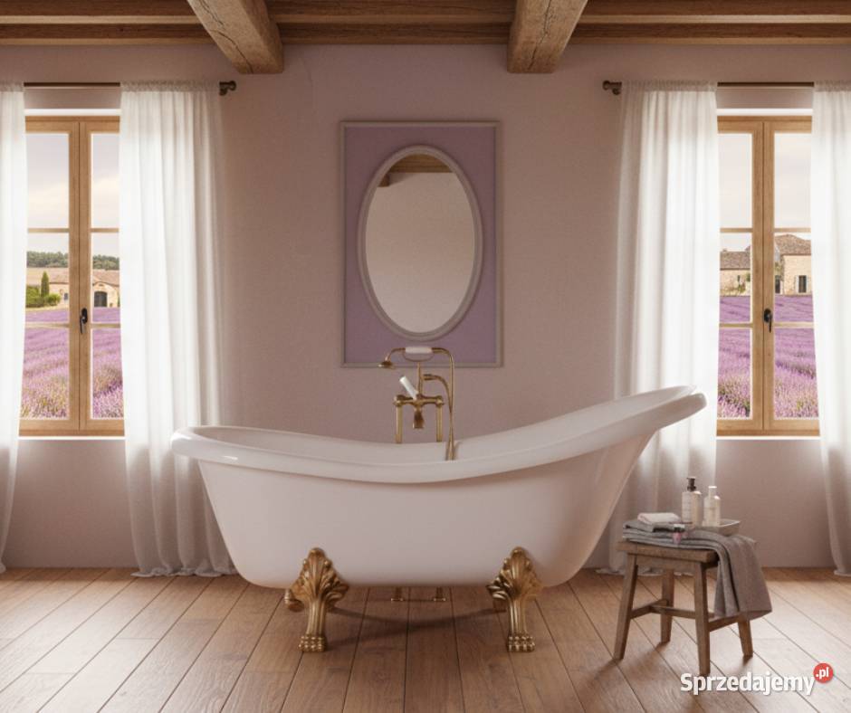 Wanna wolnostojąca Retro 180 lwie łapy plug play Poznań sprzedam